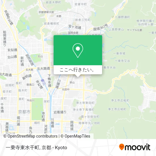 一乗寺東水干町地図
