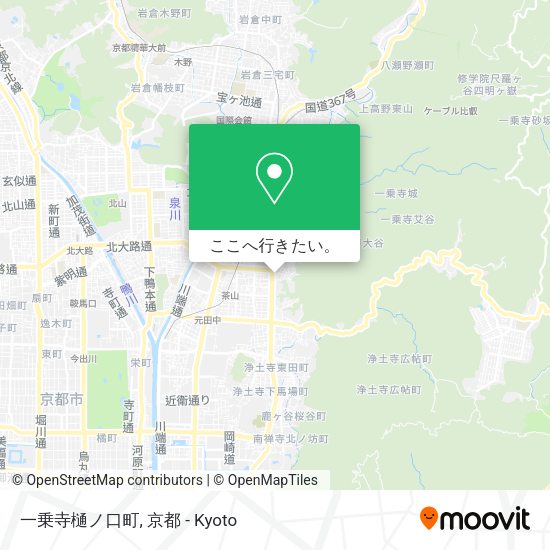 一乗寺樋ノ口町地図