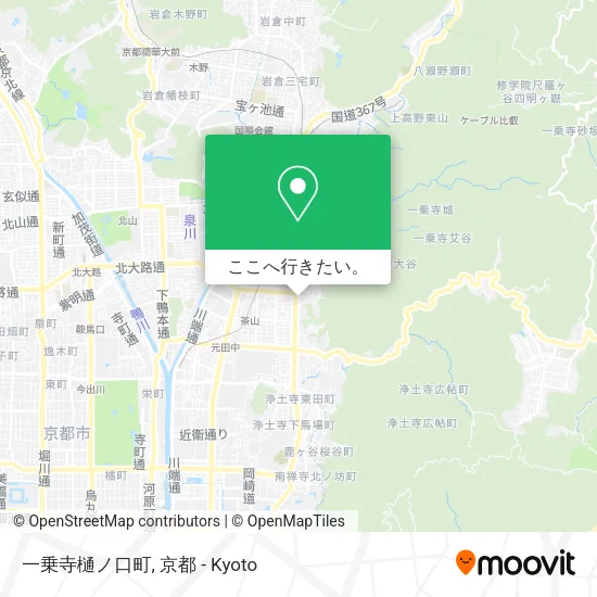 一乗寺樋ノ口町地図