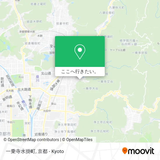 一乗寺水掛町地図