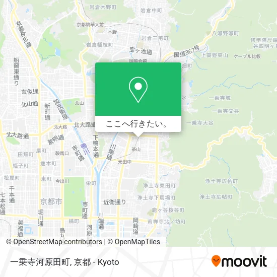 一乗寺河原田町地図