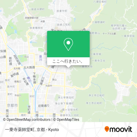一乗寺薬師堂町地図