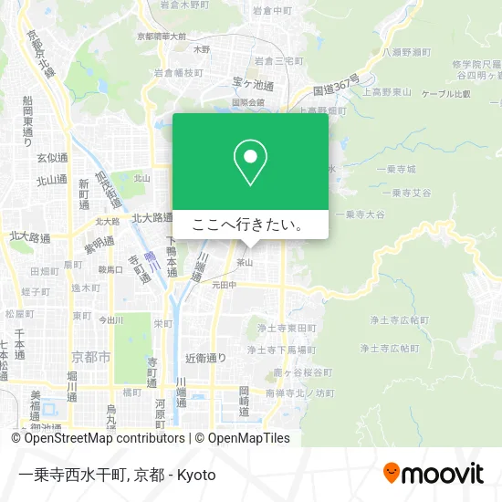 一乗寺西水干町地図