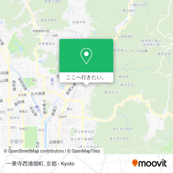 一乗寺西浦畑町地図