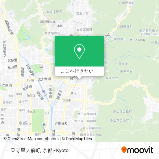 一乗寺里ノ前町地図
