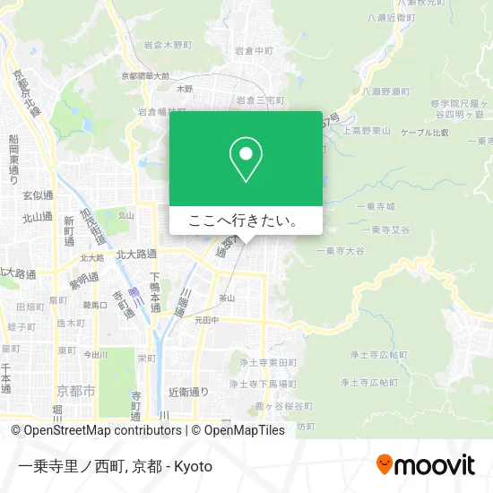 一乗寺里ノ西町地図