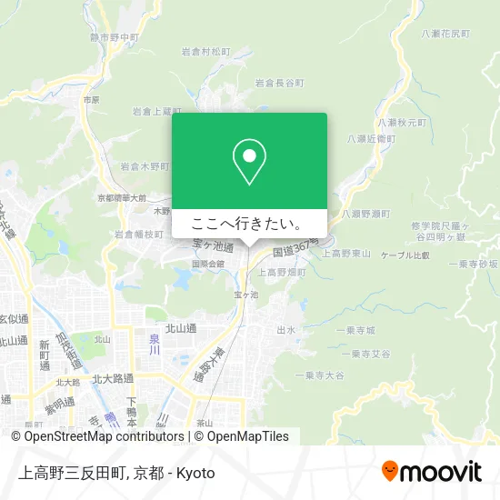 上高野三反田町地図