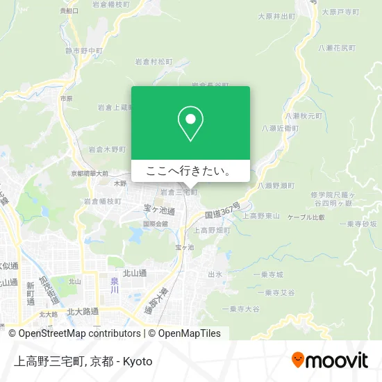 上高野三宅町地図
