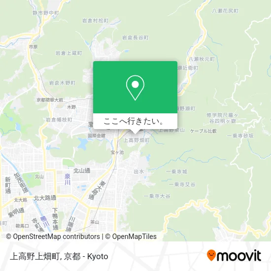 上高野上畑町地図