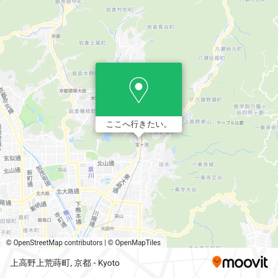 上高野上荒蒔町地図