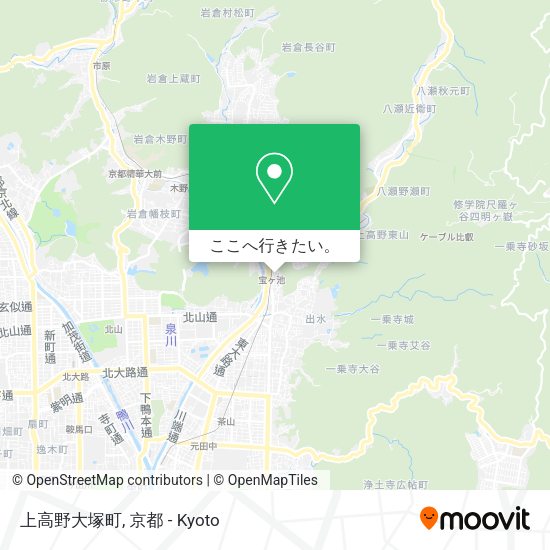 上高野大塚町地図