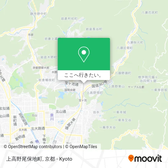 上高野尾保地町地図
