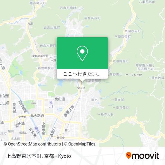 上高野東氷室町地図