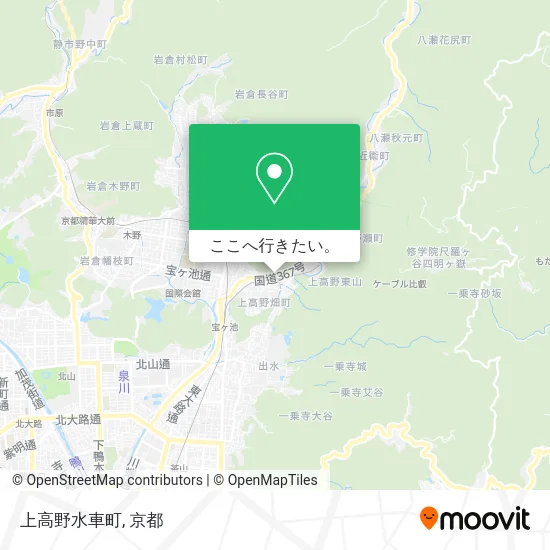 上高野水車町地図