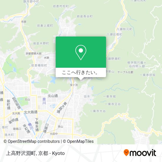 上高野沢淵町地図