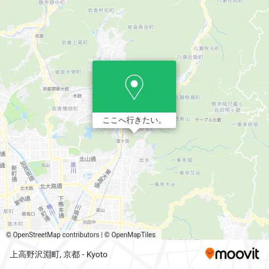 上高野沢淵町地図