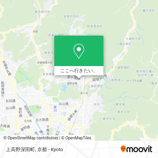 上高野深田町地図