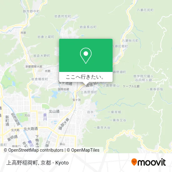 上高野稲荷町地図