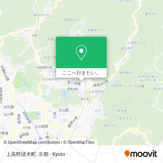 上高野諸木町地図