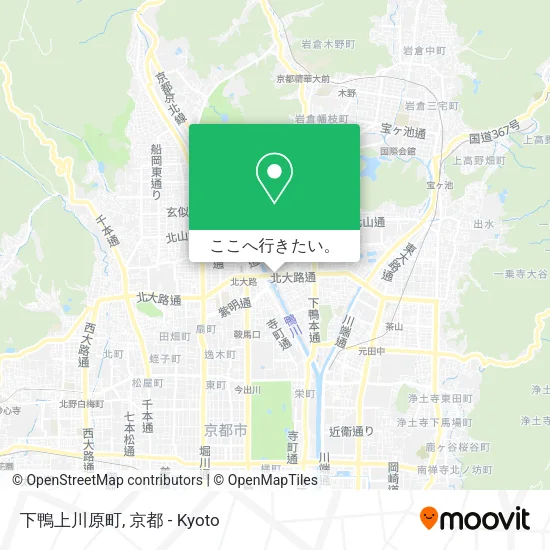 下鴨上川原町地図