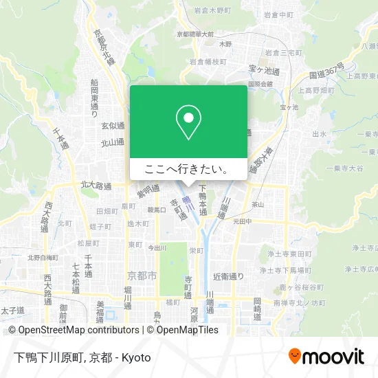 下鴨下川原町地図