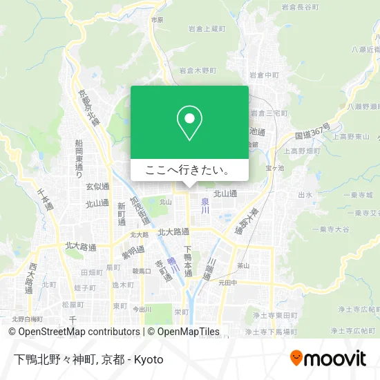下鴨北野々神町地図