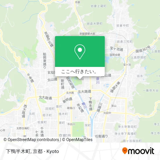 下鴨半木町地図