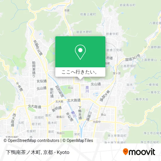 下鴨南茶ノ木町地図