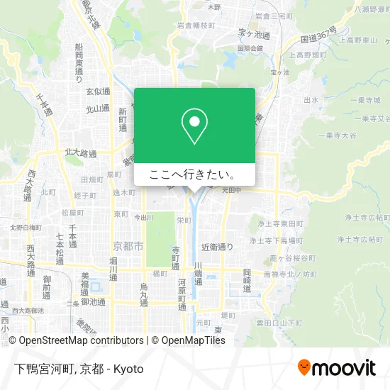 下鴨宮河町地図
