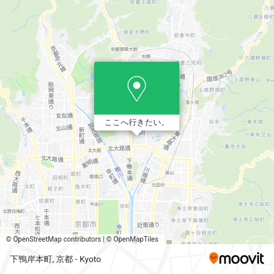 下鴨岸本町地図