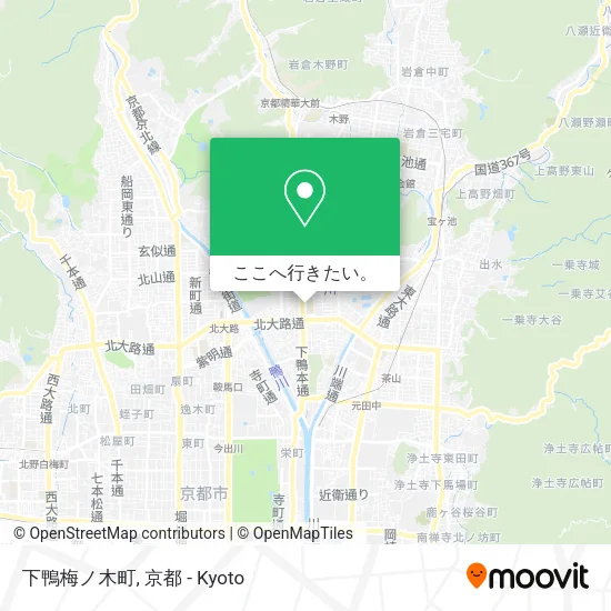 下鴨梅ノ木町地図