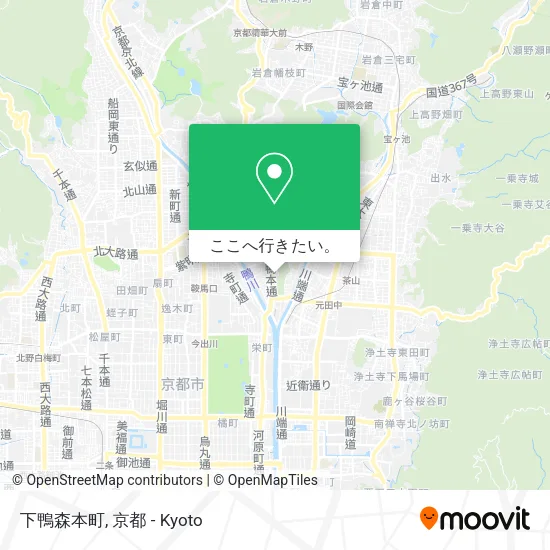 下鴨森本町地図