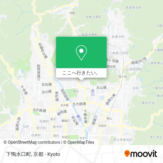 下鴨水口町地図