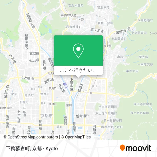 下鴨蓼倉町地図