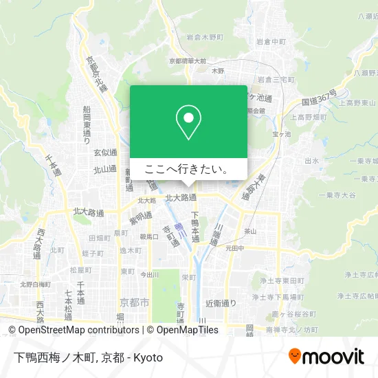 下鴨西梅ノ木町地図