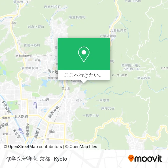 修学院守禅庵地図