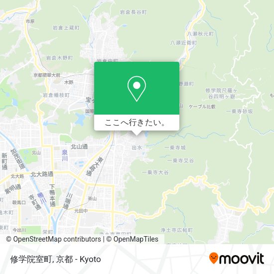 修学院室町地図