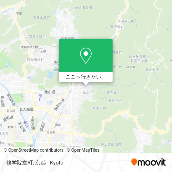 修学院室町地図