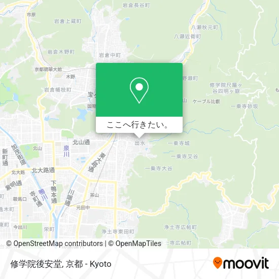 修学院後安堂地図