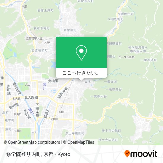 修学院登リ内町地図