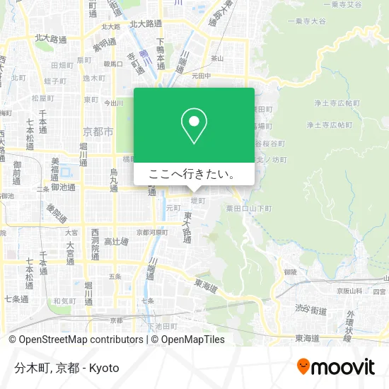 分木町地図