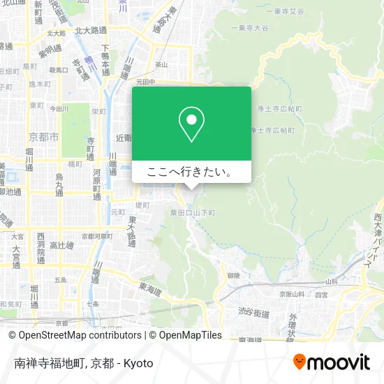 南禅寺福地町地図