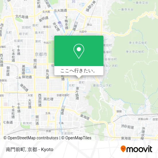 南門前町地図
