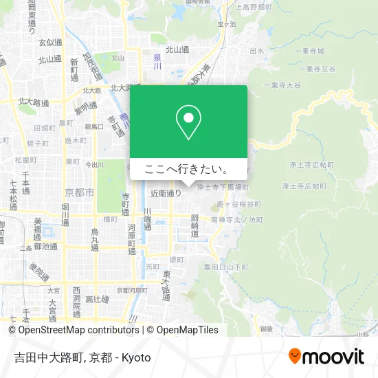吉田中大路町地図