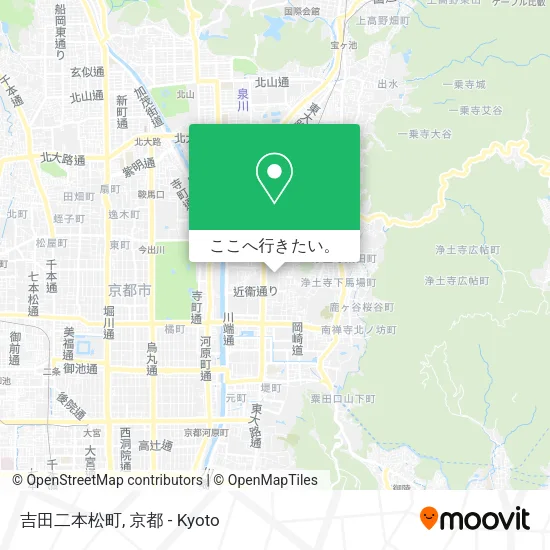 吉田二本松町地図