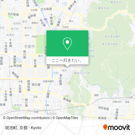 堀池町地図