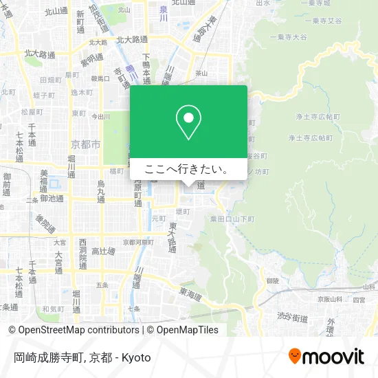 岡崎成勝寺町地図