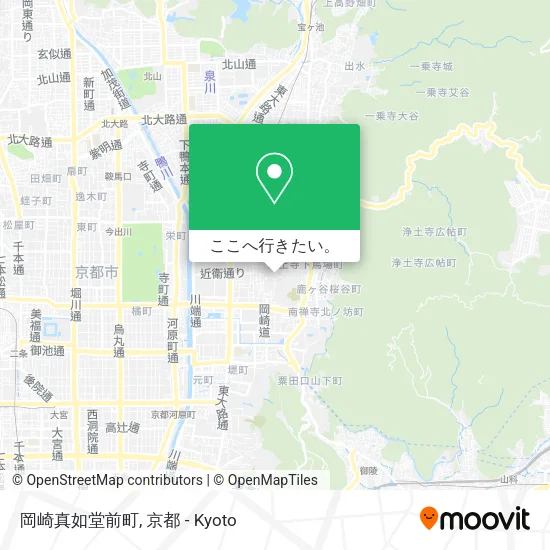 岡崎真如堂前町地図