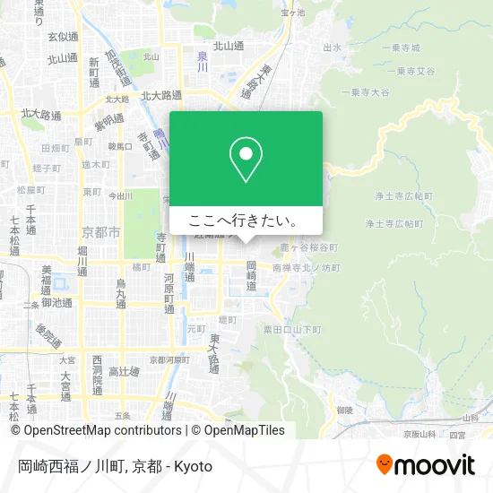岡崎西福ノ川町地図