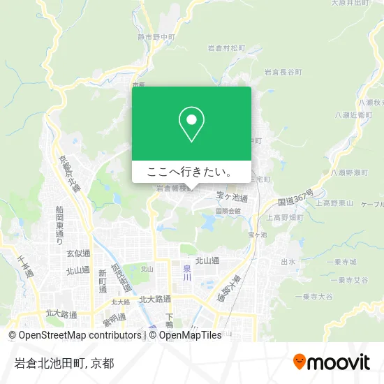 岩倉北池田町地図